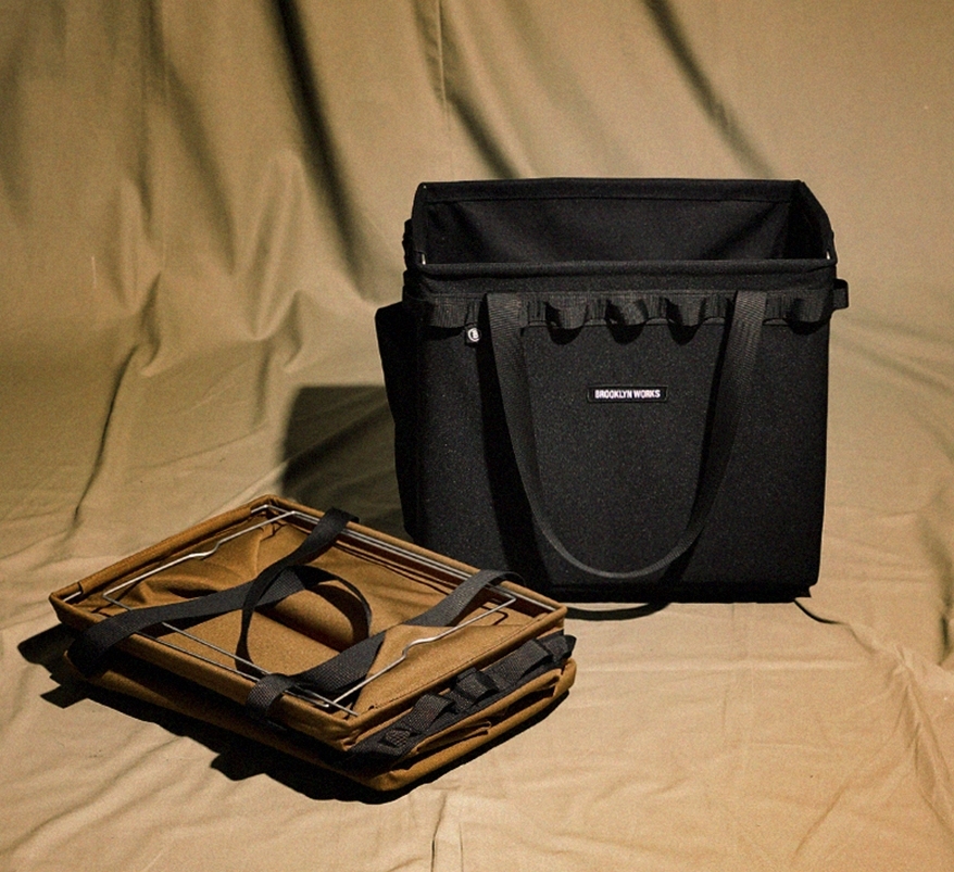 URBANOO BROOKLYN WORKS 韓國布魯克林  戰術 收納袋 黑 沙 FRAME BAG／圖 6