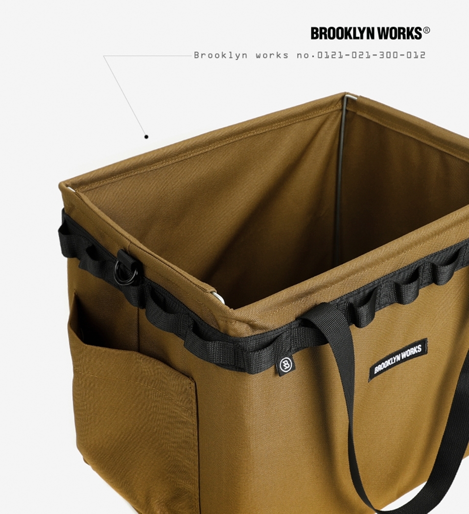 URBANOO BROOKLYN WORKS 韓國布魯克林  戰術 收納袋 黑 沙 FRAME BAG／圖 5