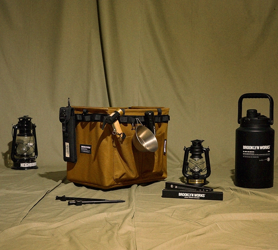 URBANOO BROOKLYN WORKS 韓國布魯克林  戰術 收納袋 黑 沙 FRAME BAG／圖 4