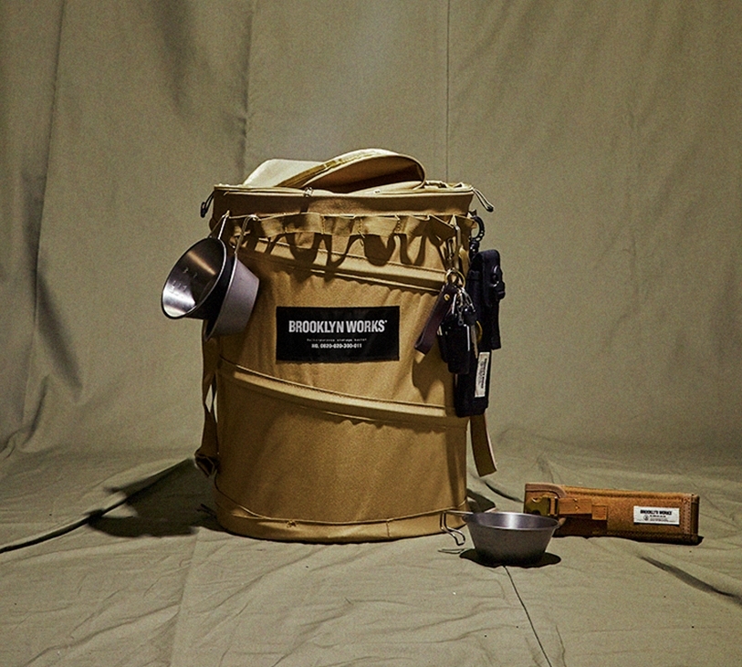 URBANOO BROOKLYN WORKS 韓國布魯克林  戰術 收納袋 黑 沙 POP-UP BAG／圖 7