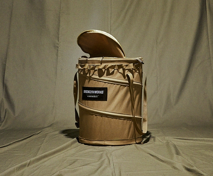 URBANOO BROOKLYN WORKS 韓國布魯克林  戰術 收納袋 黑 沙 POP-UP BAG／圖 4
