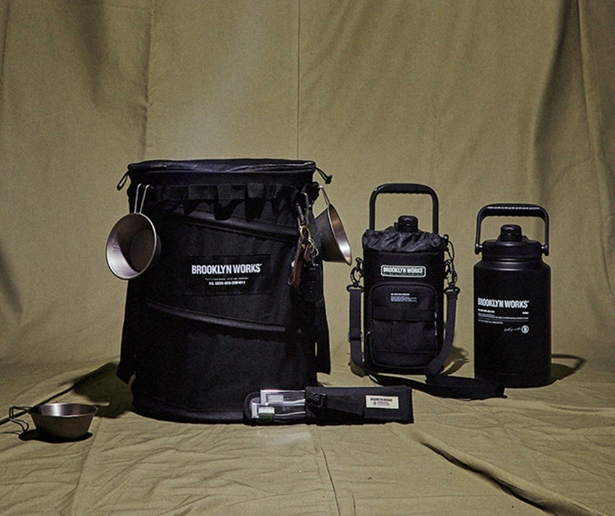 URBANOO BROOKLYN WORKS 韓國布魯克林  戰術 收納袋 黑 沙 POP-UP BAG／圖 5