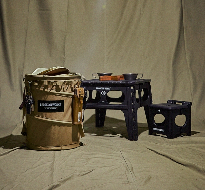 URBANOO BROOKLYN WORKS 韓國布魯克林  戰術 收納袋 黑 沙 POP-UP BAG／圖 6