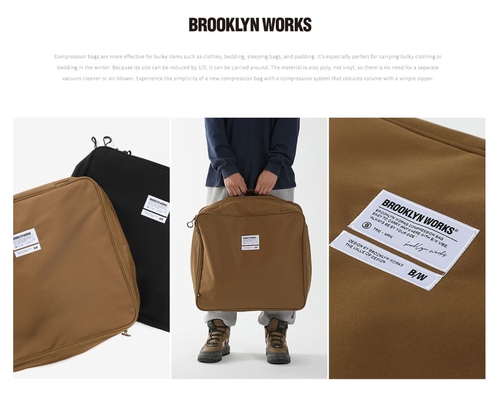URBANOO BROOKLYN WORKS 韓國布魯克林  戰術  大號壓縮包／圖 7