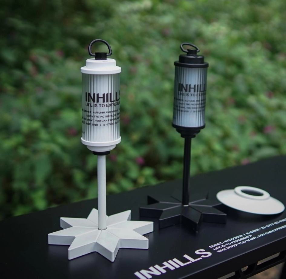 URBANOO  韓國 inhills  1/4  星星燈座  黑 白 38燈 GoZERO燈／圖 6
