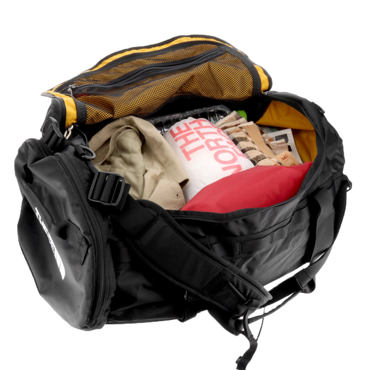 URBANOO 日本 THE NORTH FACE Nylon Duffel 50L NMJ72302  露營 旅行包／圖 9
