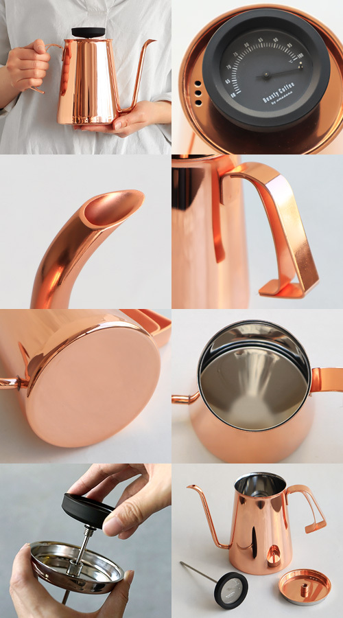 URBANOO 日本製 Beasty Coffee by amadana 溫度計直火咖啡壺／圖 11