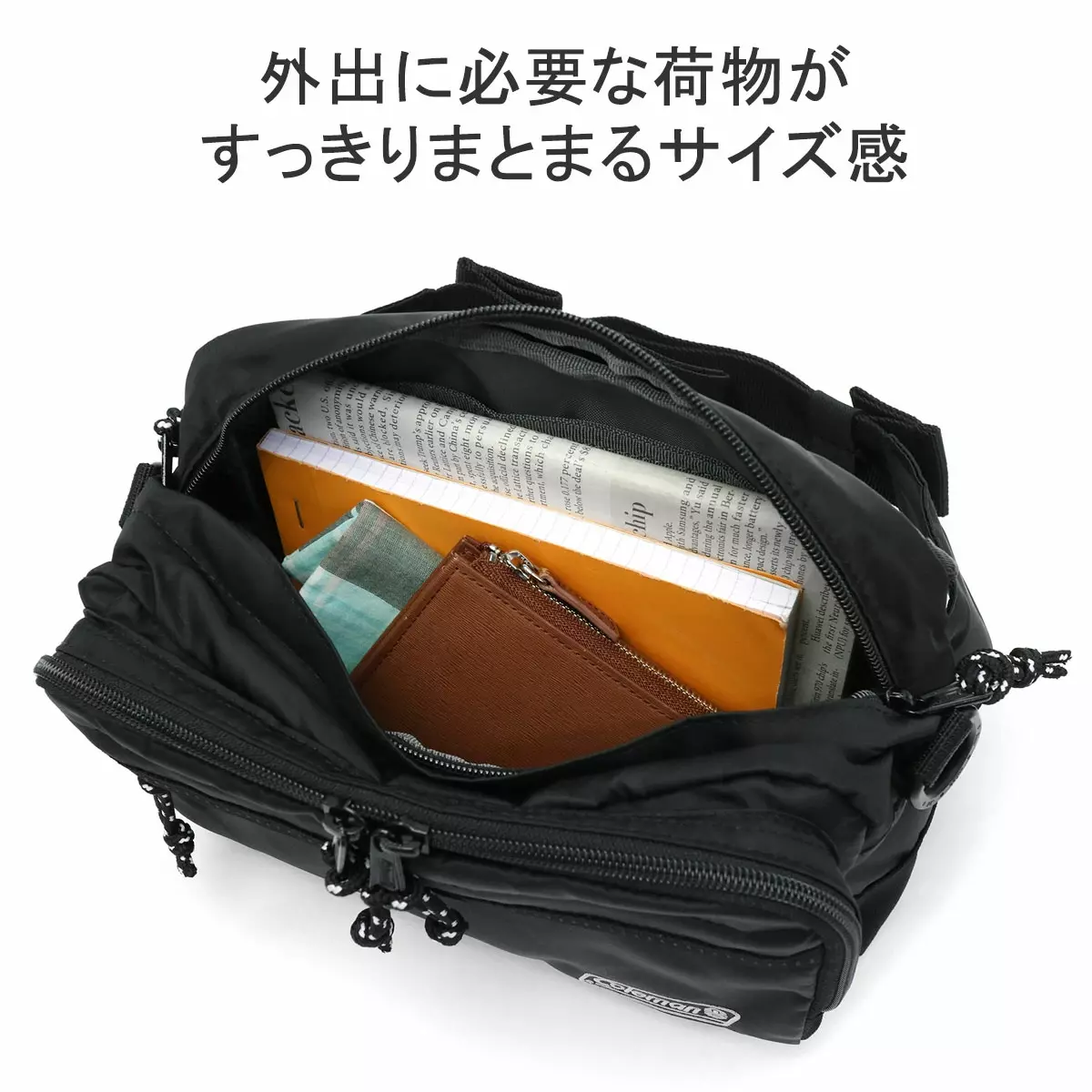 URBANOO 日本  Coleman  WALKER POUCH 2WAY 隨身小包／圖 4