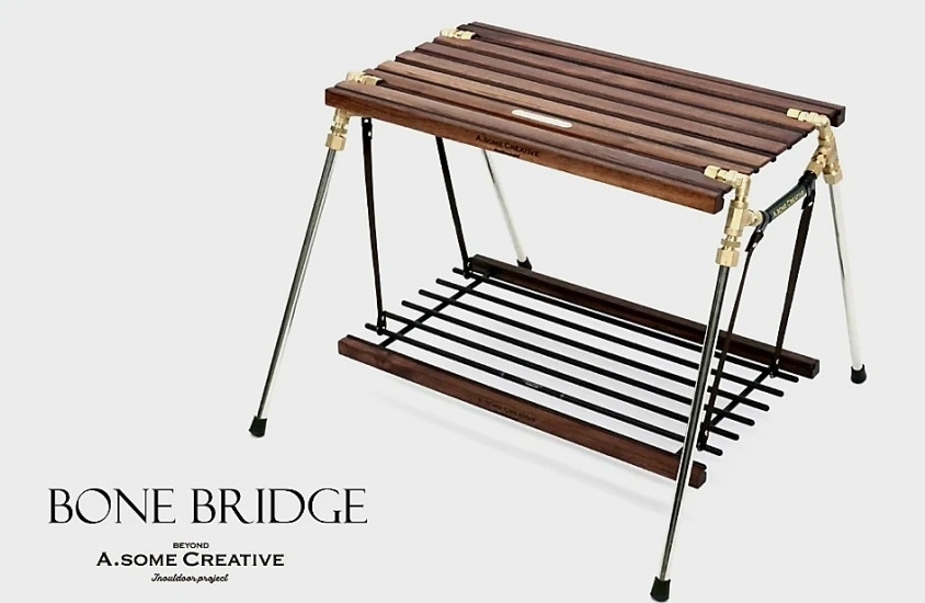 URBANOO 韓國 A.SOME CREATIVE Bone Bridge 骨橋 黃銅 層架 置物架