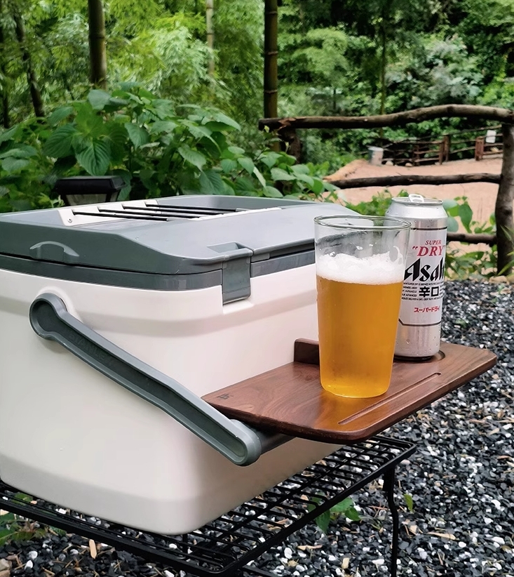 URBANOO Stanley 15.1L 15.1L 冰桶延伸桌板 Cooler Tray 黑胡桃木製 桌板／圖 5
