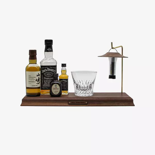 URBANOO 日本 WHATWEWANT WWW 木製燈座 核桃木 黃銅