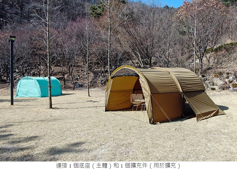 URBANOO 韓國 jakelah J.tunnel 單位化 隧道帳 可模組化／圖 11