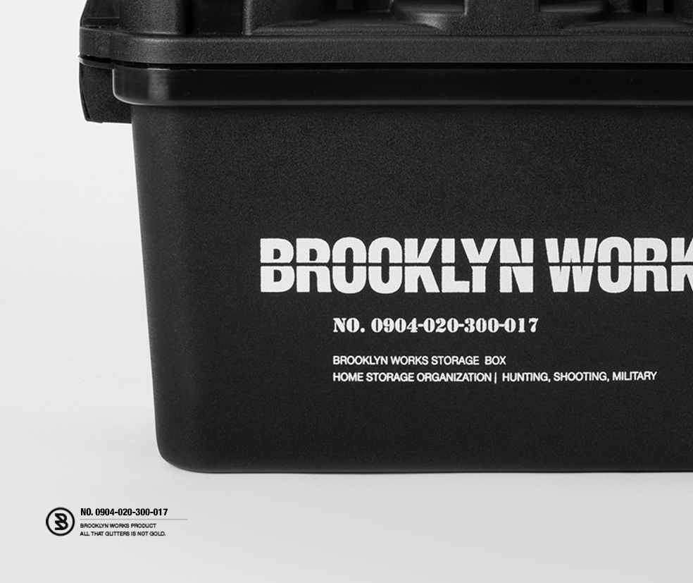 URBANOO  韓國嚴選 BrooklynWorks  黑色  工具箱 收納箱／圖 3