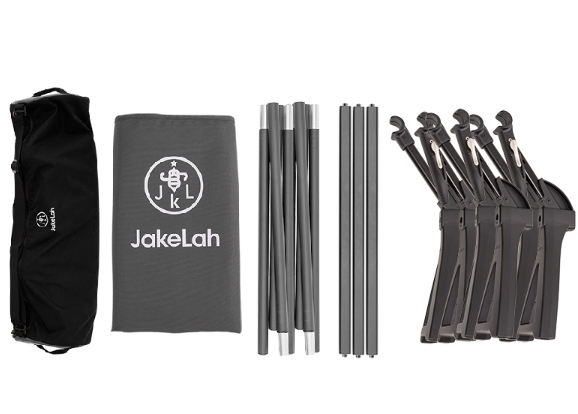 URBANOO 韓國 jakelah J.cot 輕量露營行軍床｜DAC鋁合金支架｜900D防水布料｜高穩定戶外折疊床／圖 5