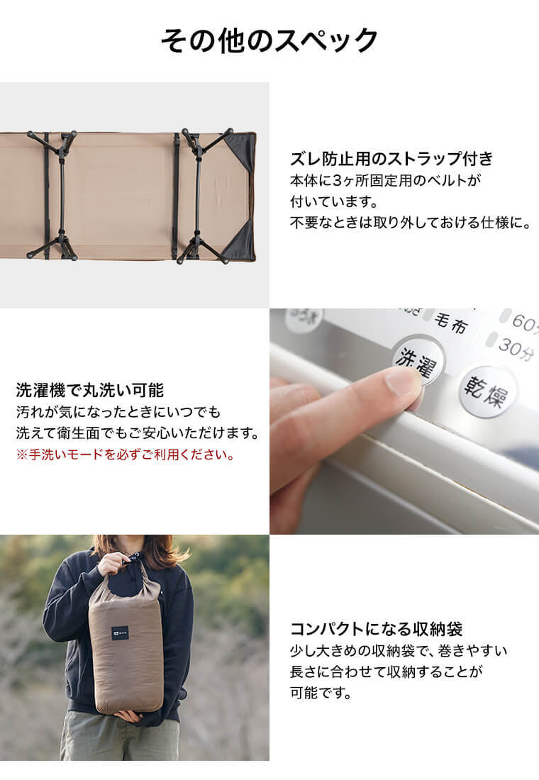 URBANOO 日本 WAQ Reversible Cot Blanket  行軍床毯  毛毯 五層／圖 5