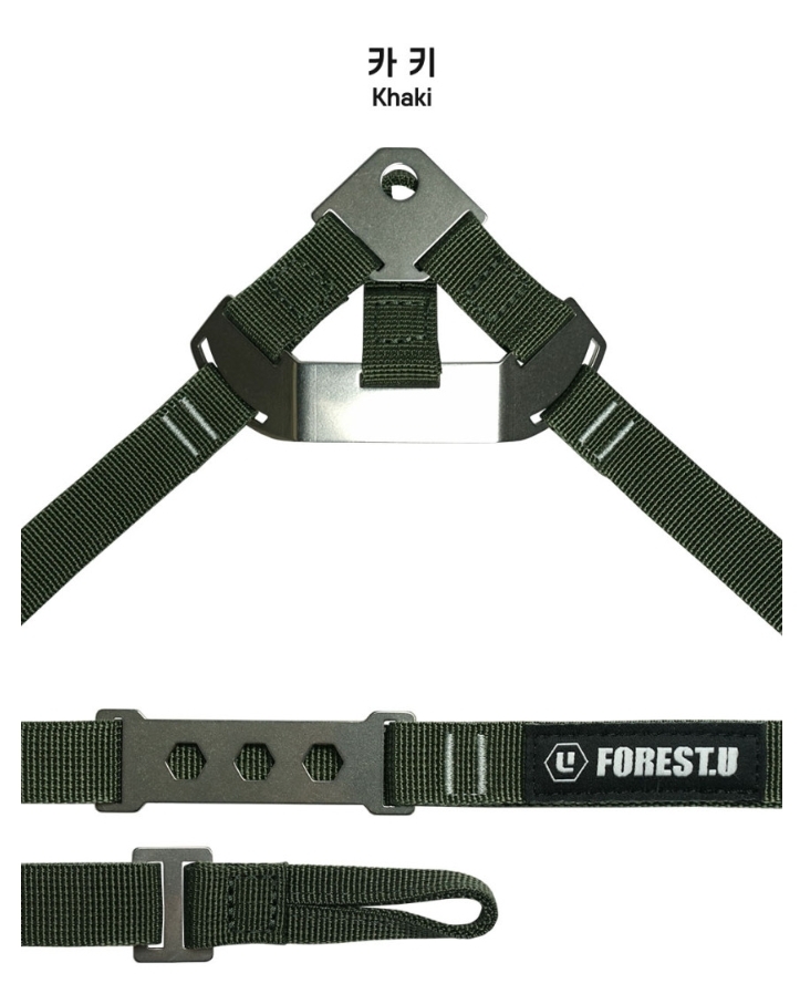 URBANOO 韓國選物 Forest U 3WAY 防水布織帶 主帶繩 多帶 營繩帶  ForestU／圖 4