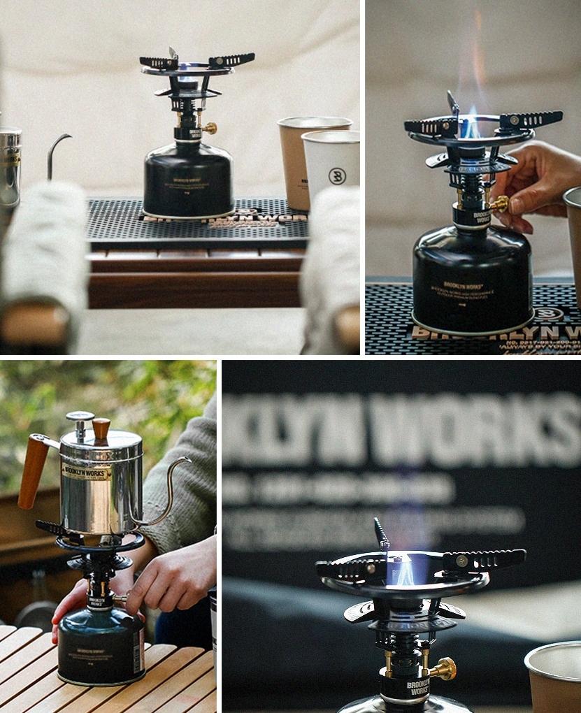 URBANOO  韓國嚴選 BrooklynWorks 盾牌爐野營燃燒器 瓦斯爐／圖 8