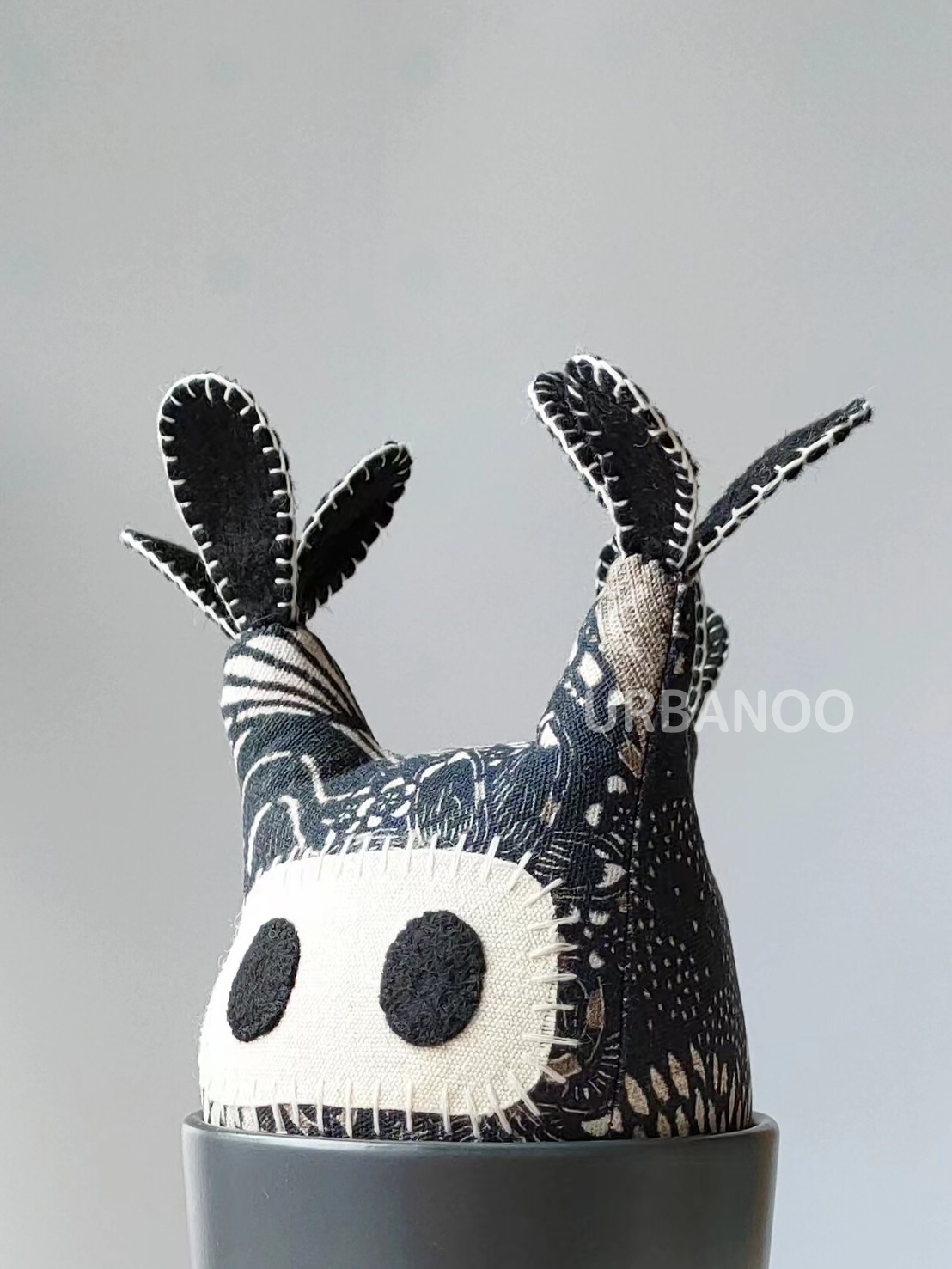 URBANOO 選物 植Woo 手作 象牙宮 潮植 藍色/黑色 拼布款／圖 3