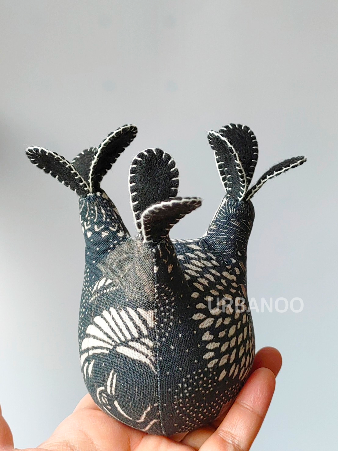 URBANOO 選物 植Woo 手作 象牙宮 潮植 藍色/黑色 拼布款／圖 6