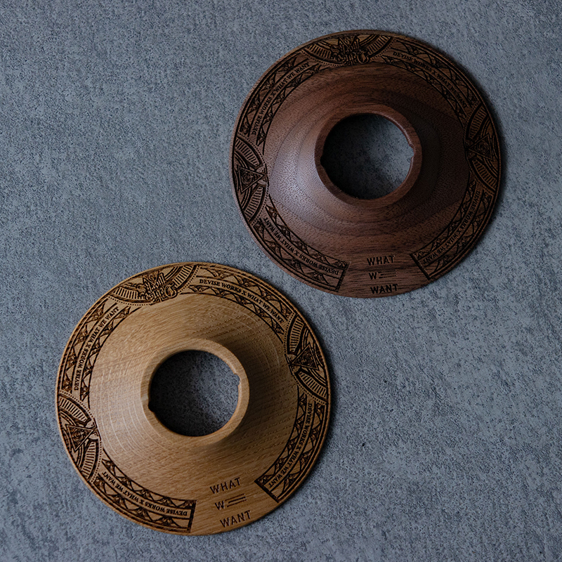 URBANOO 日本代購DW DEVISE WORKS WWW聯名款雕花燈罩WOOD SHADE