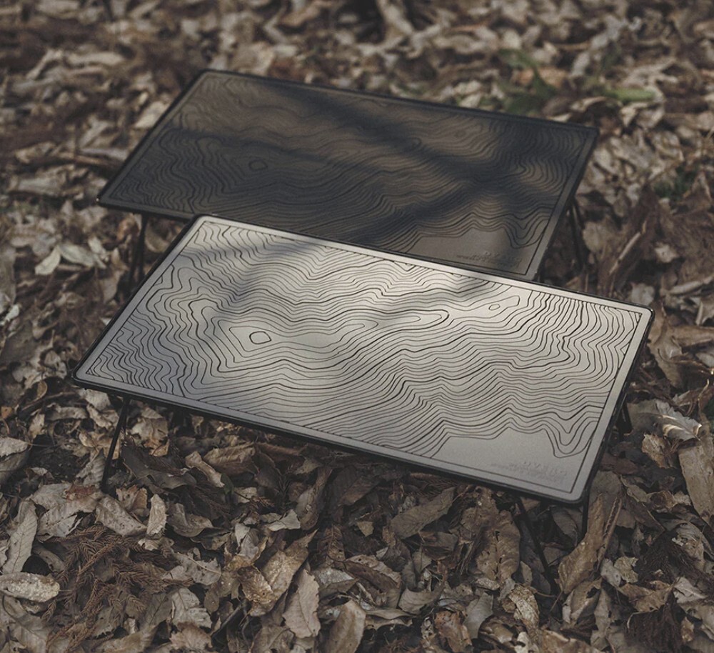 URBANOO 日本 DVERG Topographic Bar Mat 等高線 酒水墊 露營桌墊 隔熱墊