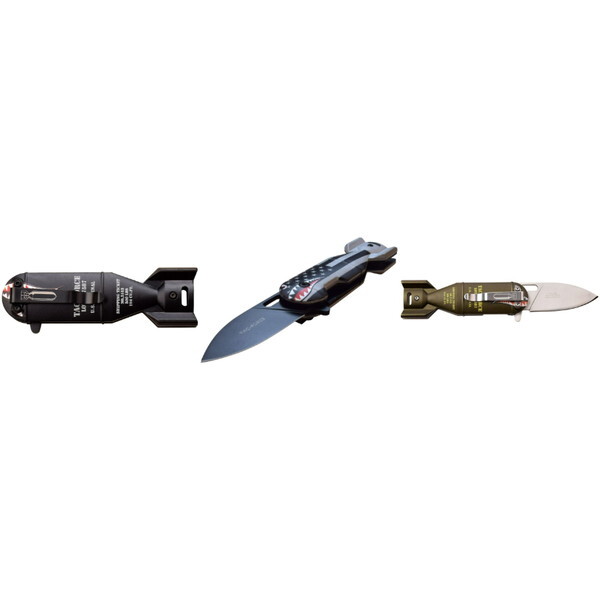 URBANOO 日本代購 TAC FORCE  Shark Bomb Knife 鯊魚炸彈 小刀／圖 6