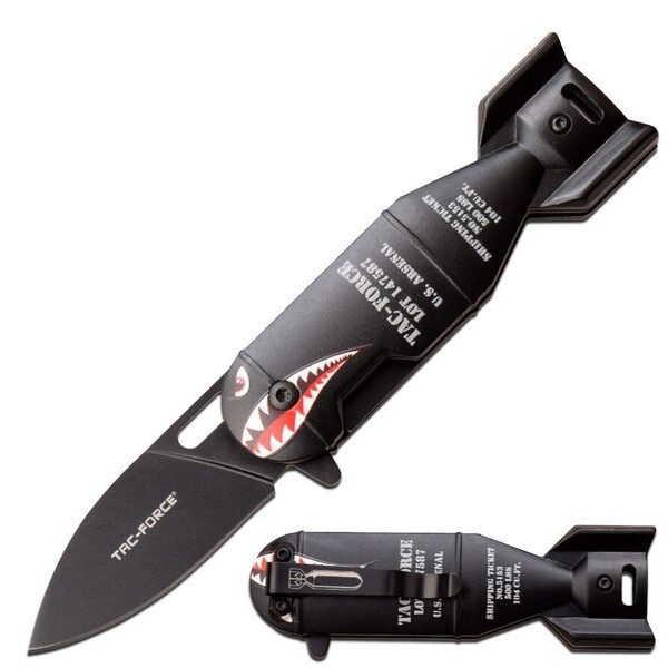 URBANOO 日本代購 TAC FORCE Shark Bomb Knife 鯊魚炸彈 小刀