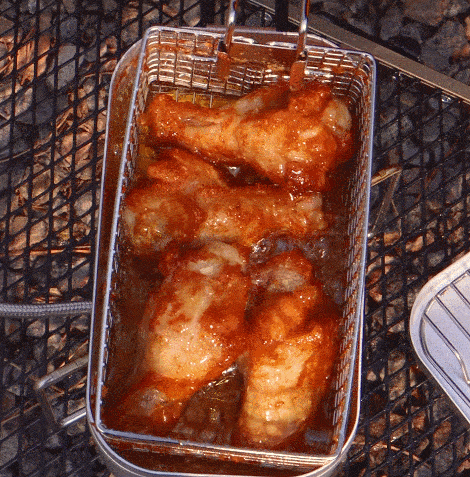 URBANOO 韓國選物  露營炸肉鍋 單網炸鍋 / 雙網炸鍋 煮飯神器／圖 4