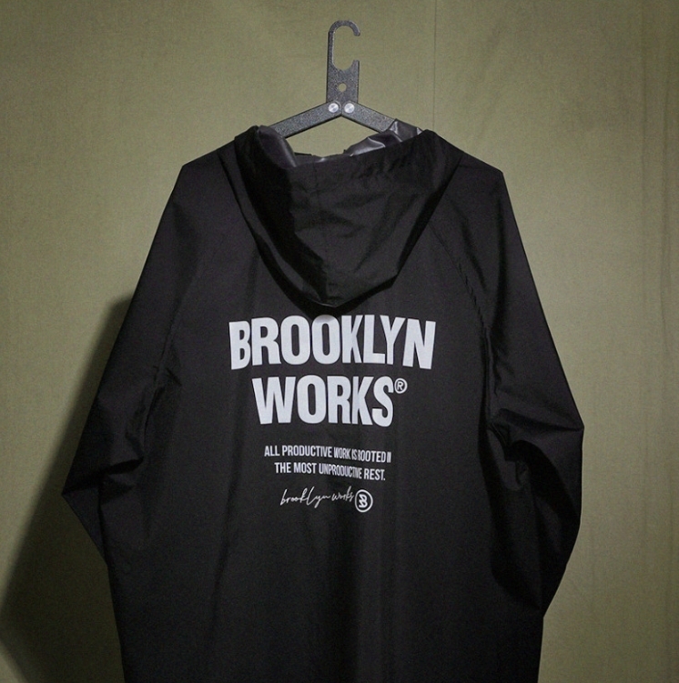 URBANOO  韓國嚴選 Brooklyn Works 雨衣 雨衣 背包防水 防風雨衣／圖 5