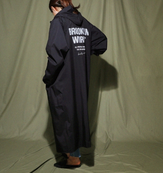 URBANOO  韓國嚴選 Brooklyn Works 雨衣 雨衣 背包防水 防風雨衣／圖 7