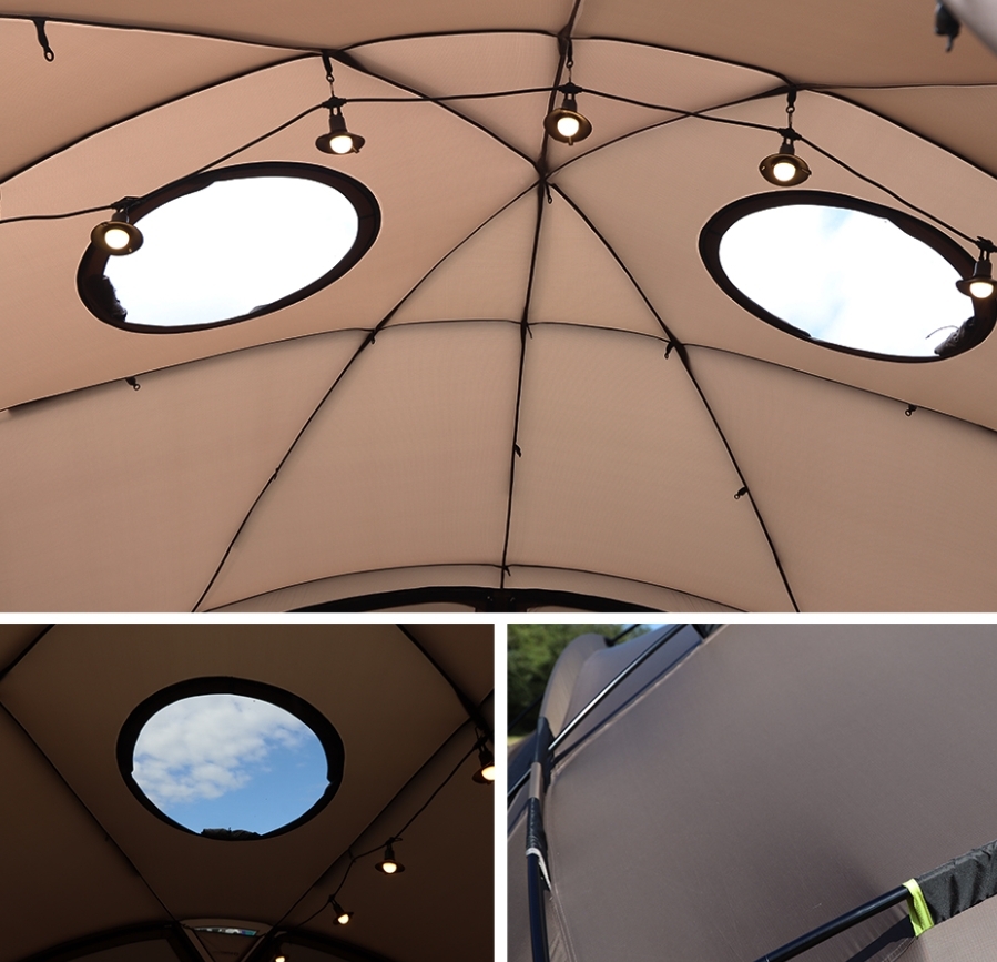 URBANOO  韓國嚴選 【Wiwo】Yak Dome 550大型半球形圓頂避難所 圓球帳／圖 7