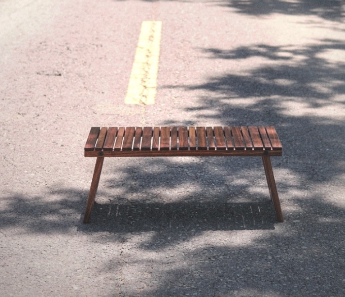 URBANOO選物 韓國車庫品牌 胡桃木 橡木 實木 摺疊 小長桌