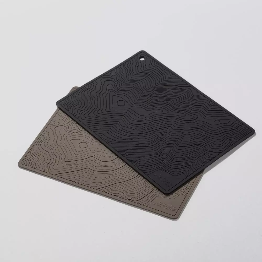 URBANOO 日本 DVERG  Topographic Bar Mat 等高線 酒水墊 露營桌墊 隔熱墊／圖 9
