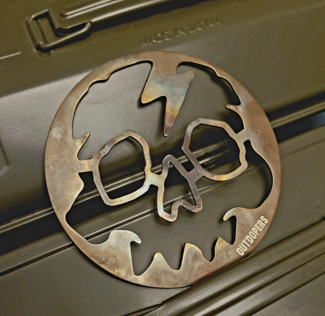 URBANOO選物 韓國outdopers品牌 骷髏伍德爐架 Skull Burner Stand 蜘蛛爐架 SOTO爐架／圖 6