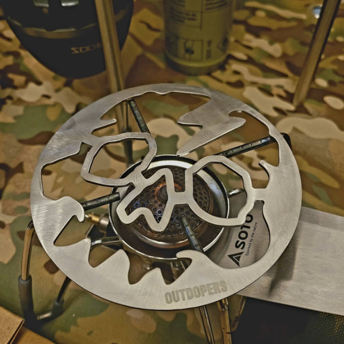 URBANOO選物 韓國outdopers品牌 骷髏伍德爐架 Skull Burner Stand 蜘蛛爐架 SOTO爐架
