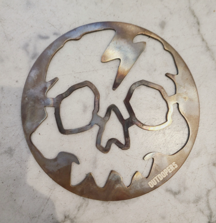 URBANOO選物 韓國outdopers品牌 骷髏伍德爐架 Skull Burner Stand 蜘蛛爐架 SOTO爐架／圖 5