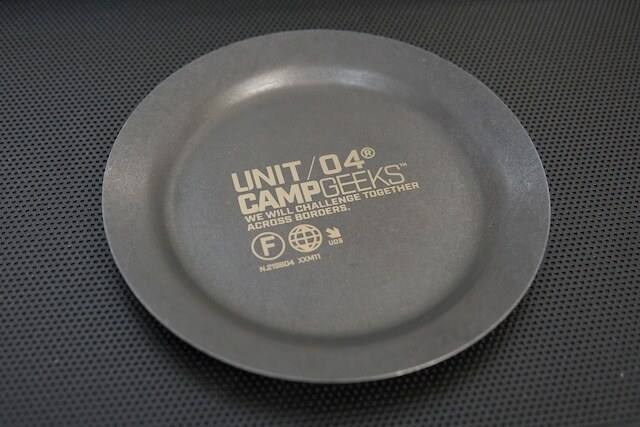 URBANOO選物 UNIT04 × CAMP GEEKS 黑色 不鏽鋼 鐵盤