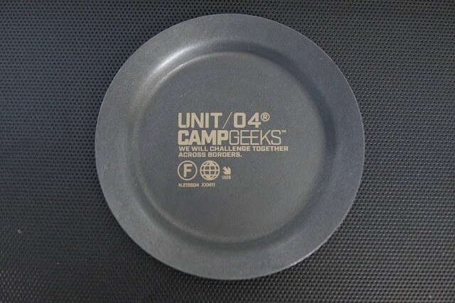 URBANOO選物 UNIT04 × CAMP GEEKS 黑色 不鏽鋼 鐵盤