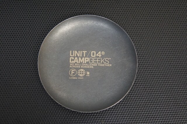 URBANOO選物  UNIT04 × CAMP GEEKS 黑色 不鏽鋼 鐵盤／圖 5