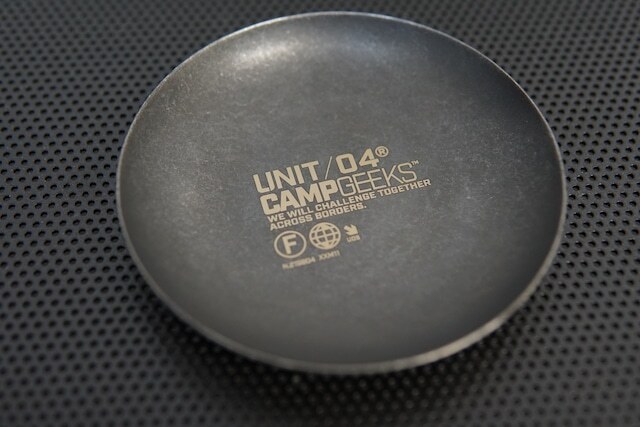 URBANOO選物  UNIT04 × CAMP GEEKS 黑色 不鏽鋼 鐵盤／圖 4