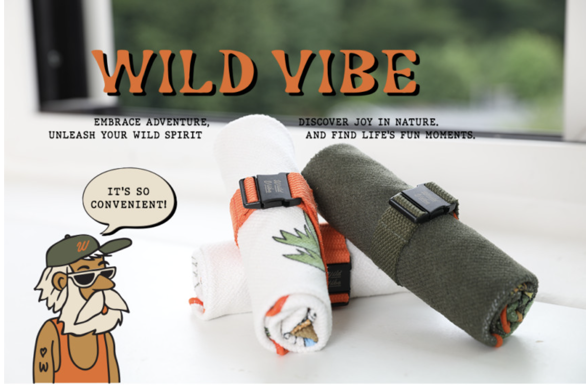 URBANOO 韓國選物 wildvibe 露營 大叔 雙面毛巾／圖 7