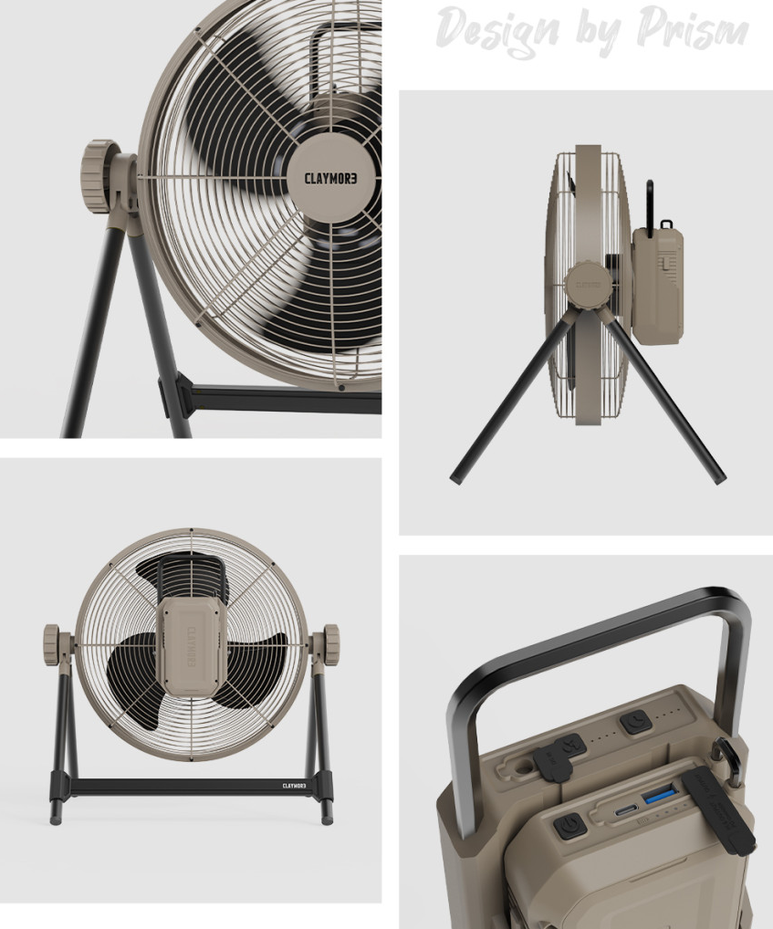 URBANOO 韓國CLAYMORE M14 L 充電式 電風扇