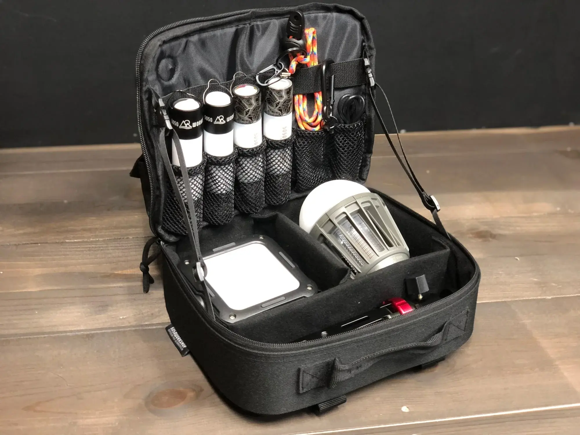 URBANOO 日本 5050 WorkShop ORGANIZER CASE LARGE  燈具收納包／圖 10