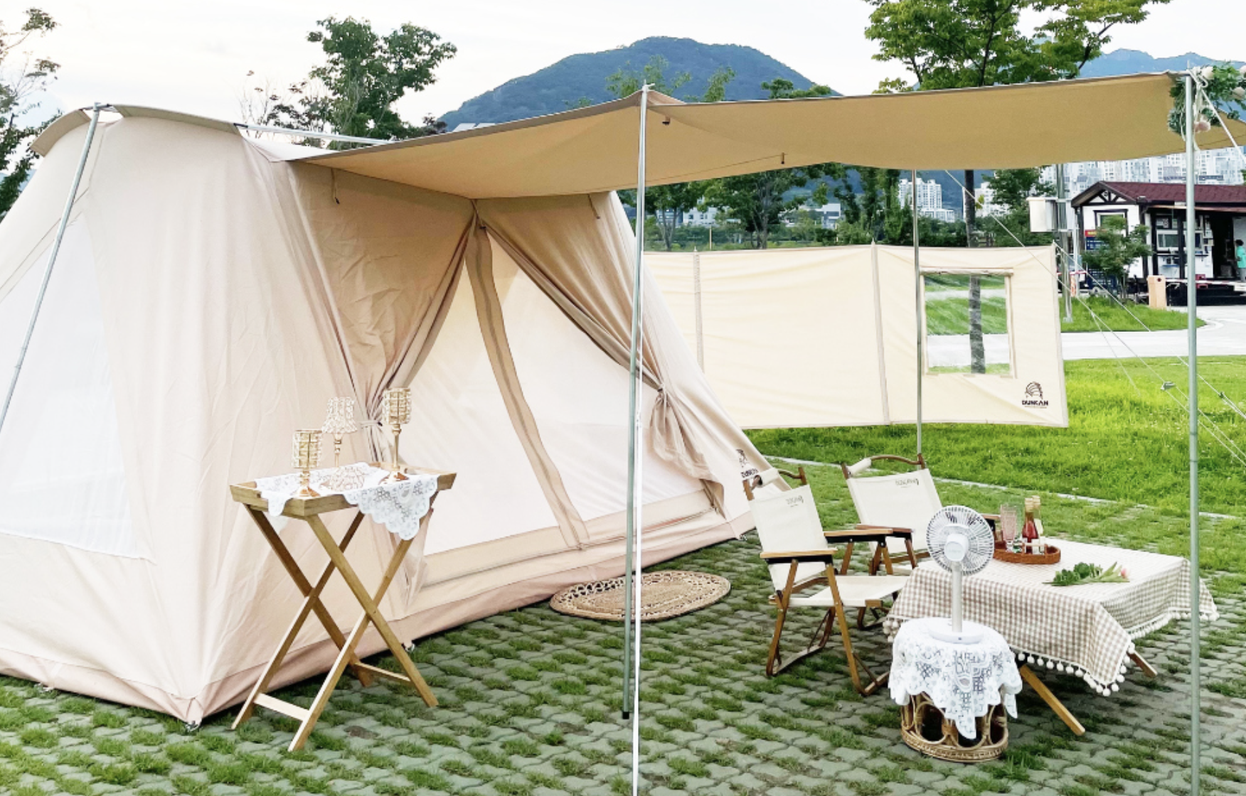 URBANOO 韓國 Duncan camping 品牌 Zuni tent TC棉布帳 祖妮／圖 3