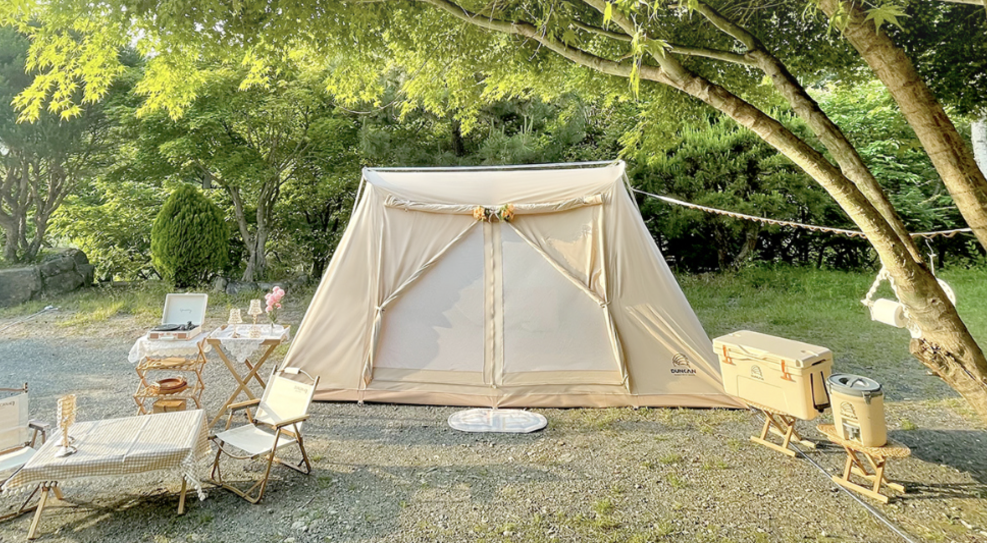 URBANOO 韓國 Duncan camping 品牌 Zuni tent TC棉布帳 祖妮／圖 2