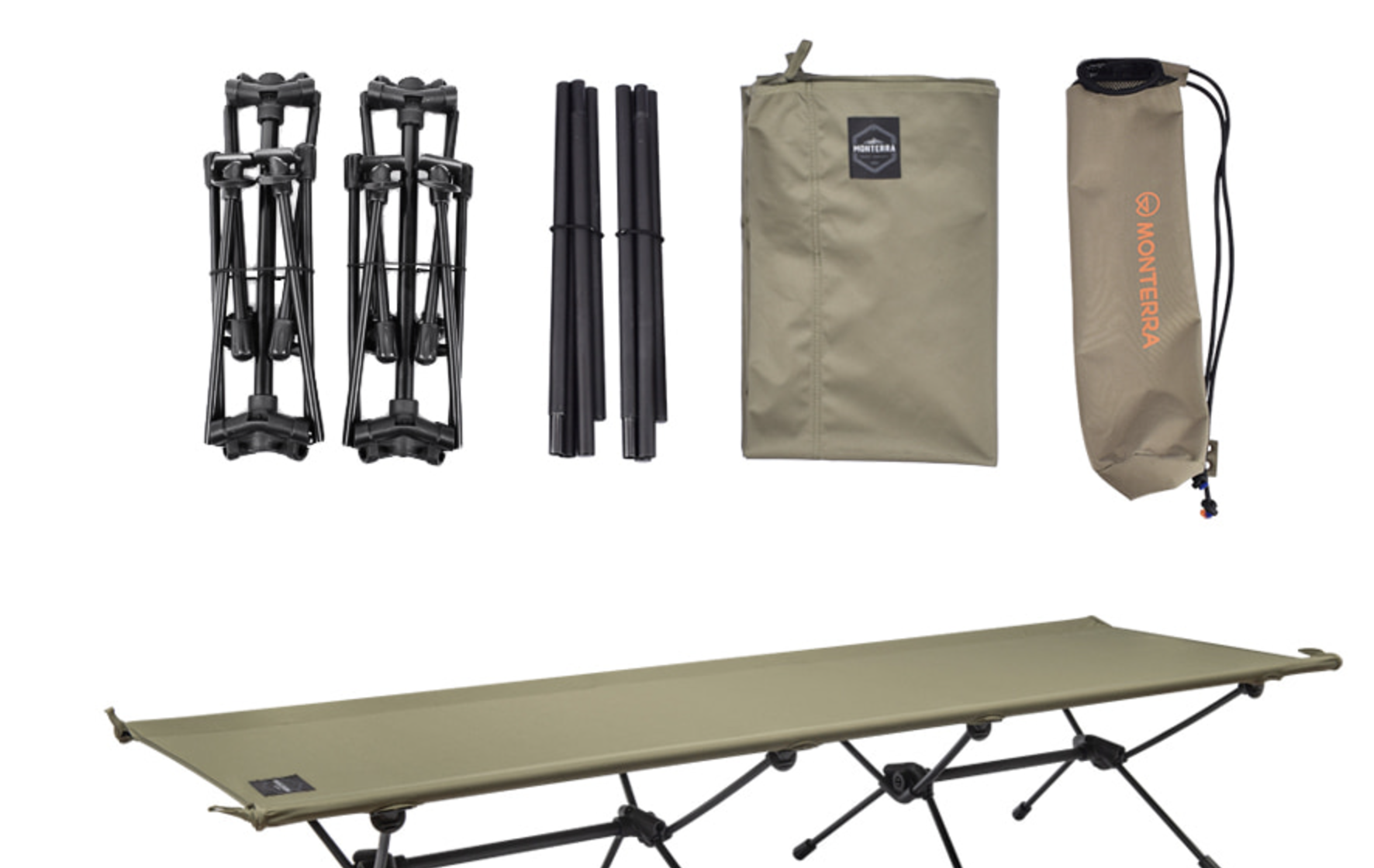 URBANOO 韓國選物 monterra CVT2 COT 行軍床 四腳特別款／圖 4