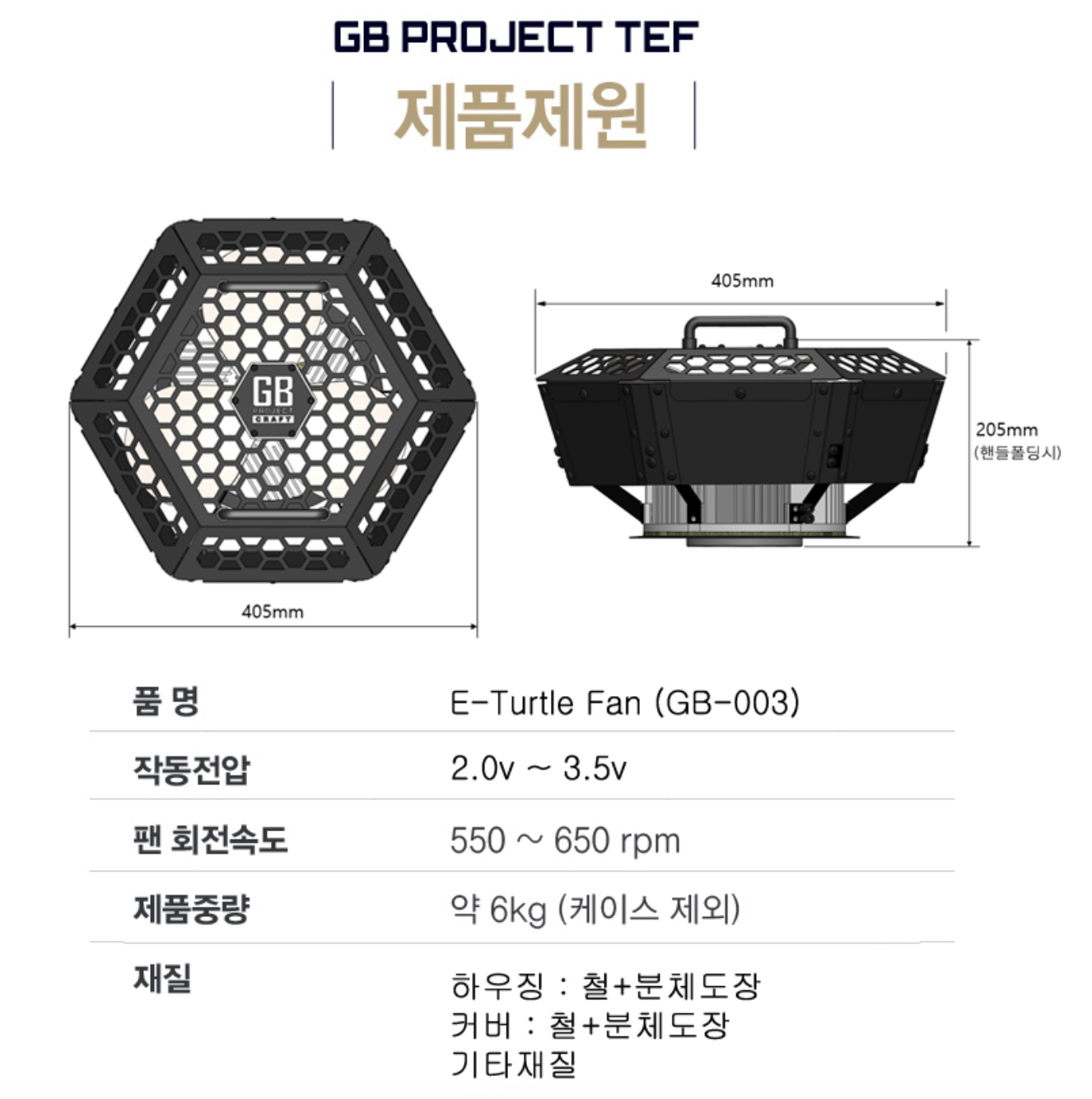 URBANOO選物 韓國 GB-project 暖爐 風扇  菱形風格 風格扇／圖 2