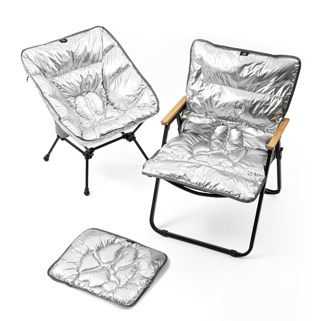 URBANOO 韓國 manu 品牌  適用Helinox 保暖椅套 銀色 黑色 chair one／圖 3