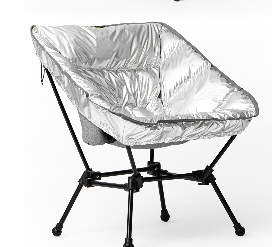 URBANOO 韓國 manu 品牌 適用Helinox 保暖椅套 銀色 黑色 chair one