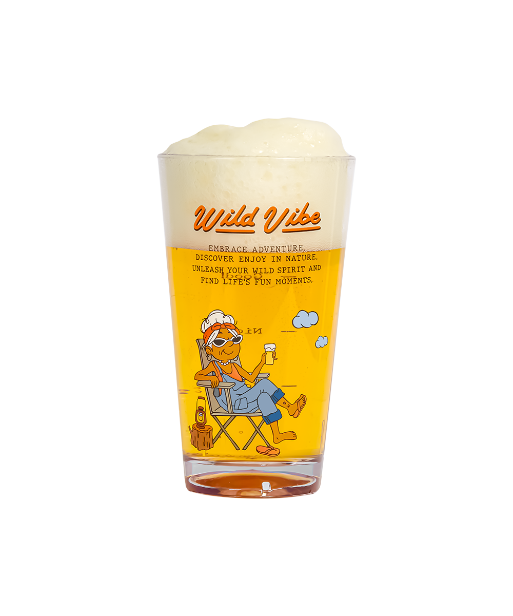 URBANOO 韓國選物 wildvibe 啤酒杯 玻璃杯 露營杯 大叔／圖 2